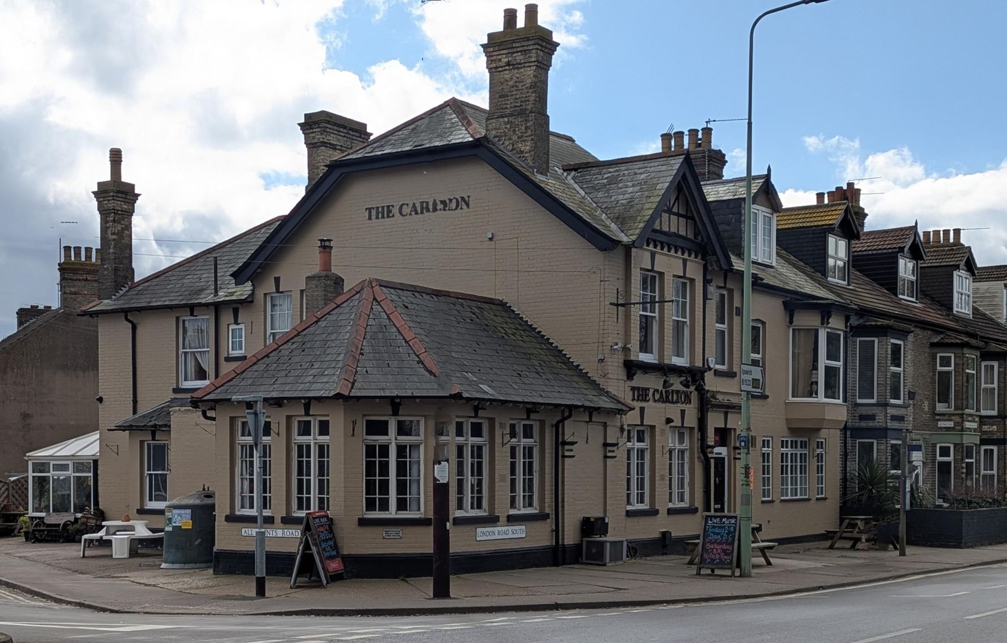 Carlton Pakefield 120325.jpg. (Pub, External, Key). Published on 13-03-2025