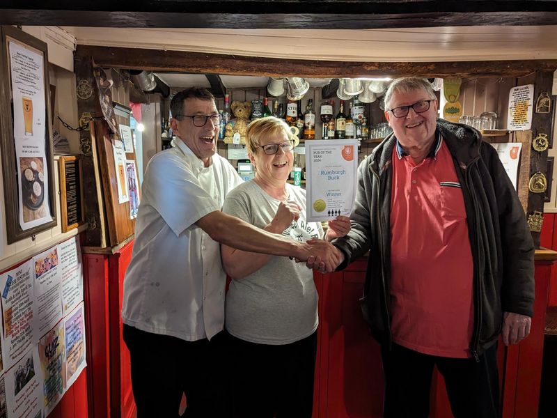 Rumburgh Buck NES PotY 2024. (Bar, Publican, Award). Published on 21-04-2024 