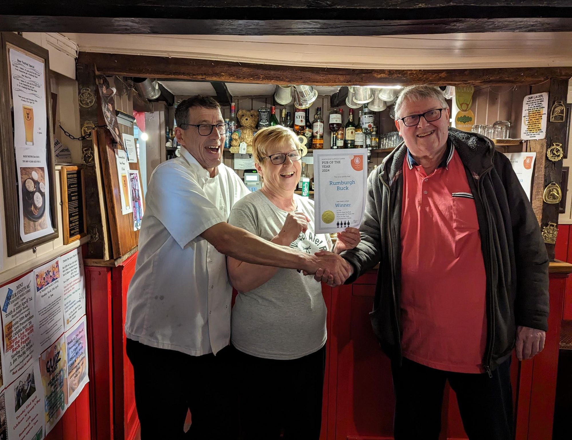 Rumburgh Buck NES PotY 2024. (Bar, Publican, Award). Published on 21-04-2024