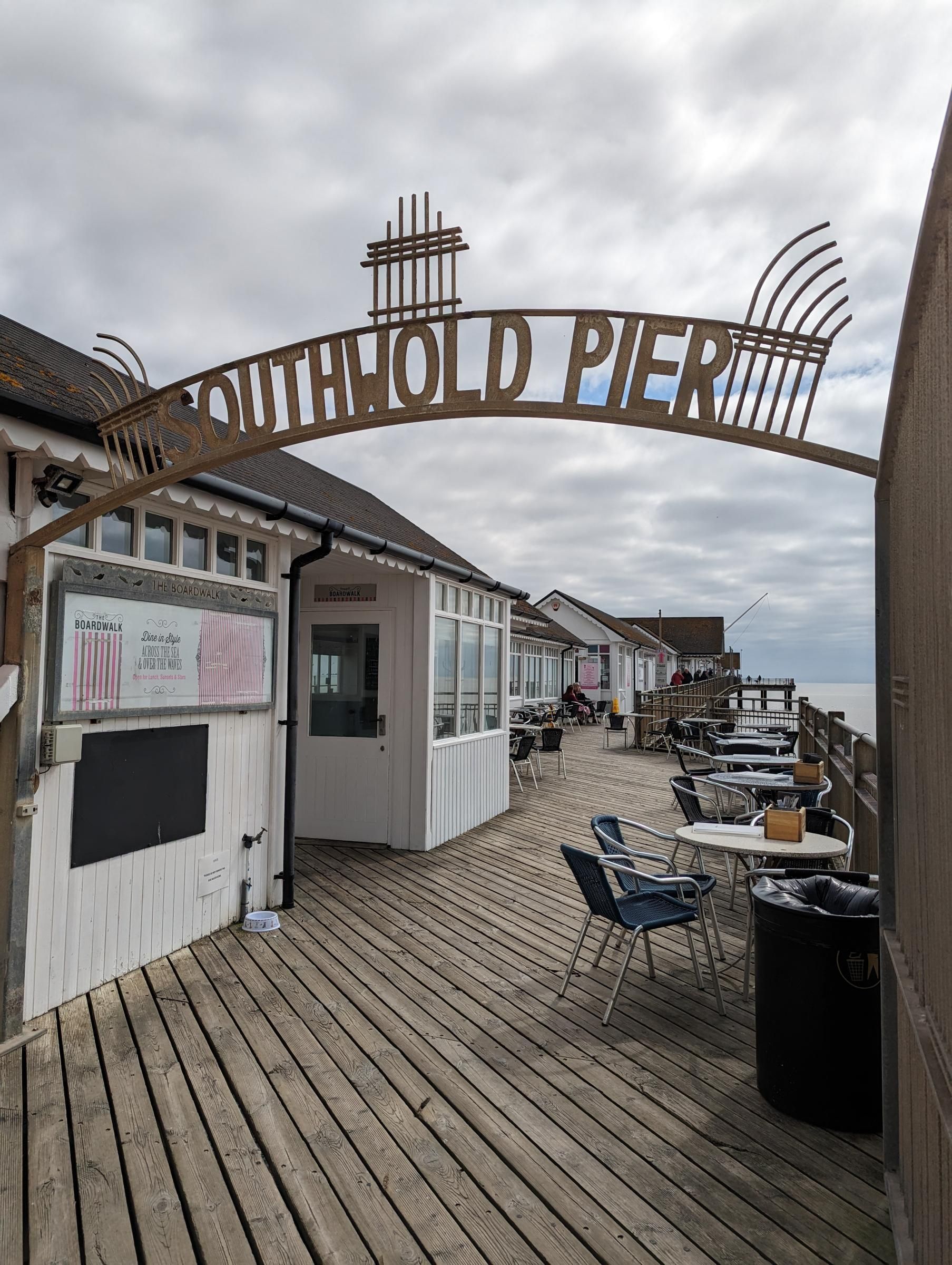 Boardwalk Southwold Pier 080524. (Pub, External, Key). Published on 09-05-2024