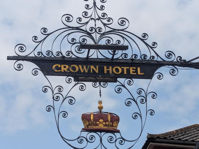 Crown Hotel Southwold sign 040625.jpg. (External, Sign). Published on 05-06-2025 