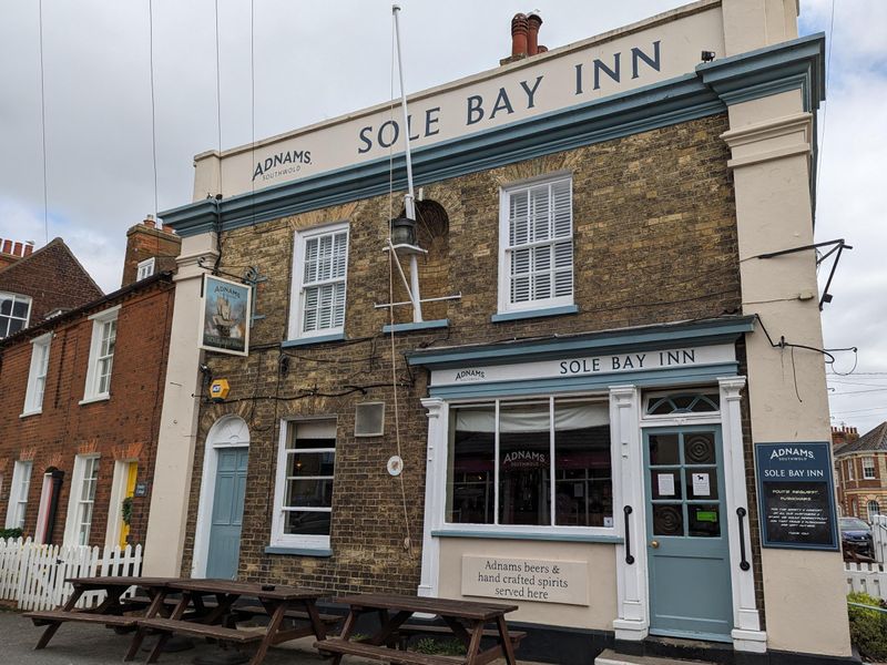 Sole Bay Inn Southwold front 080524. (Pub, External, Key). Published on 09-05-2024 