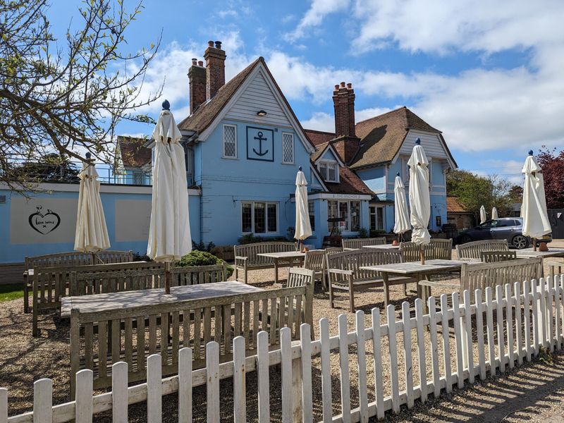 Anchor Walberswick front garden 080524. (Pub, External, Garden, Key). Published on 09-05-2024