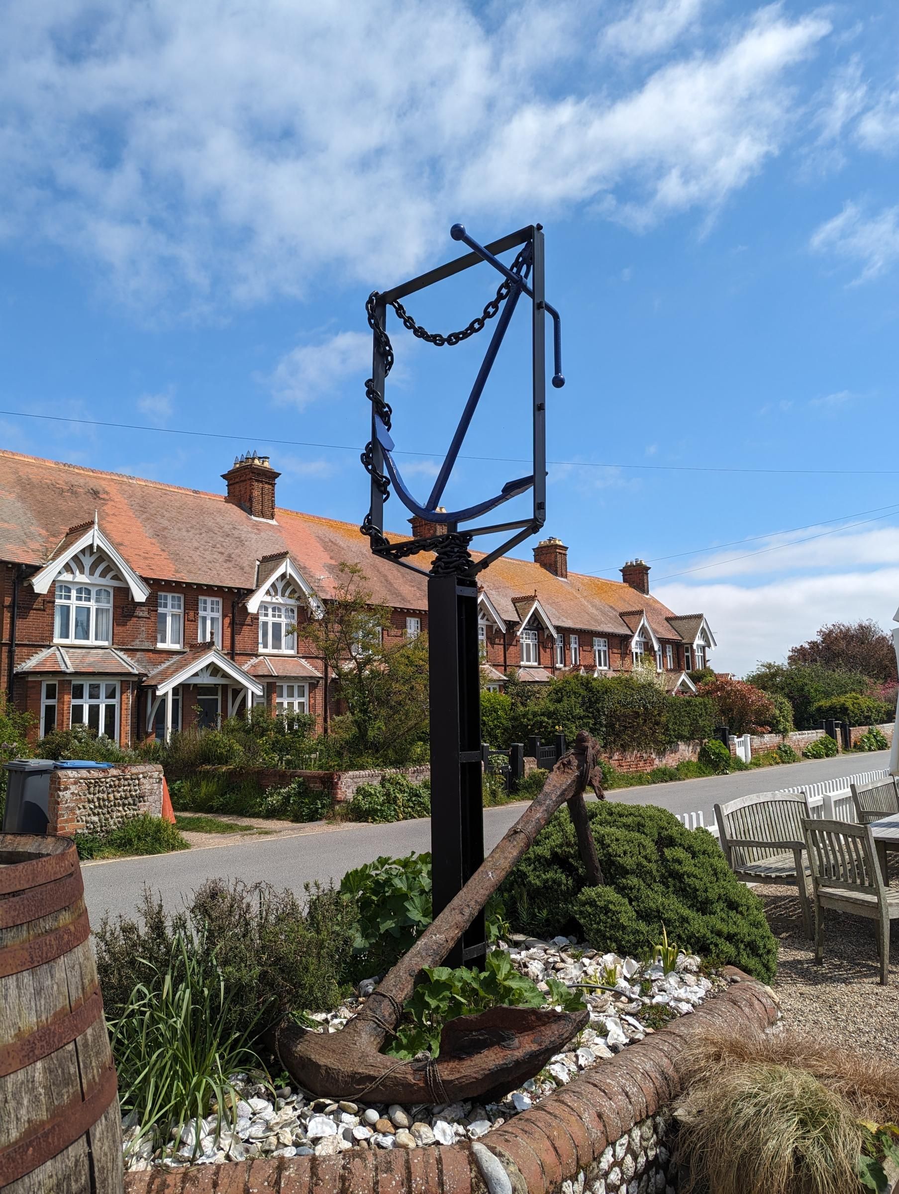Anchor Walberswick pub sign 080524. (External, Sign). Published on 09-05-2024