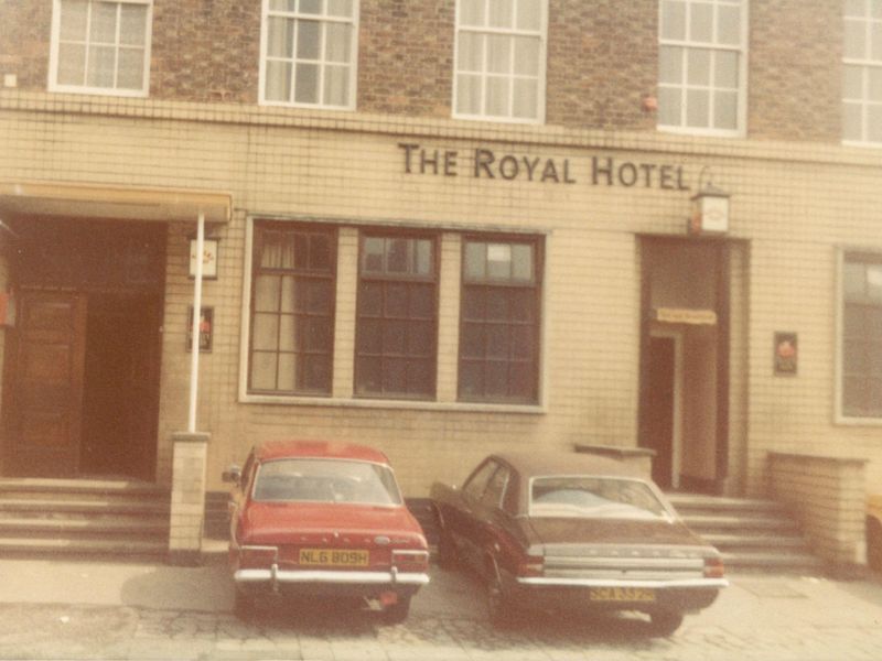 Royal Hotel in late 1970s. Published on 24-09-2018
