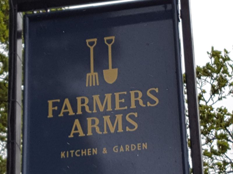 Farmers Arms Pub Sign April 2019. (Sign). Published on 28-04-2019