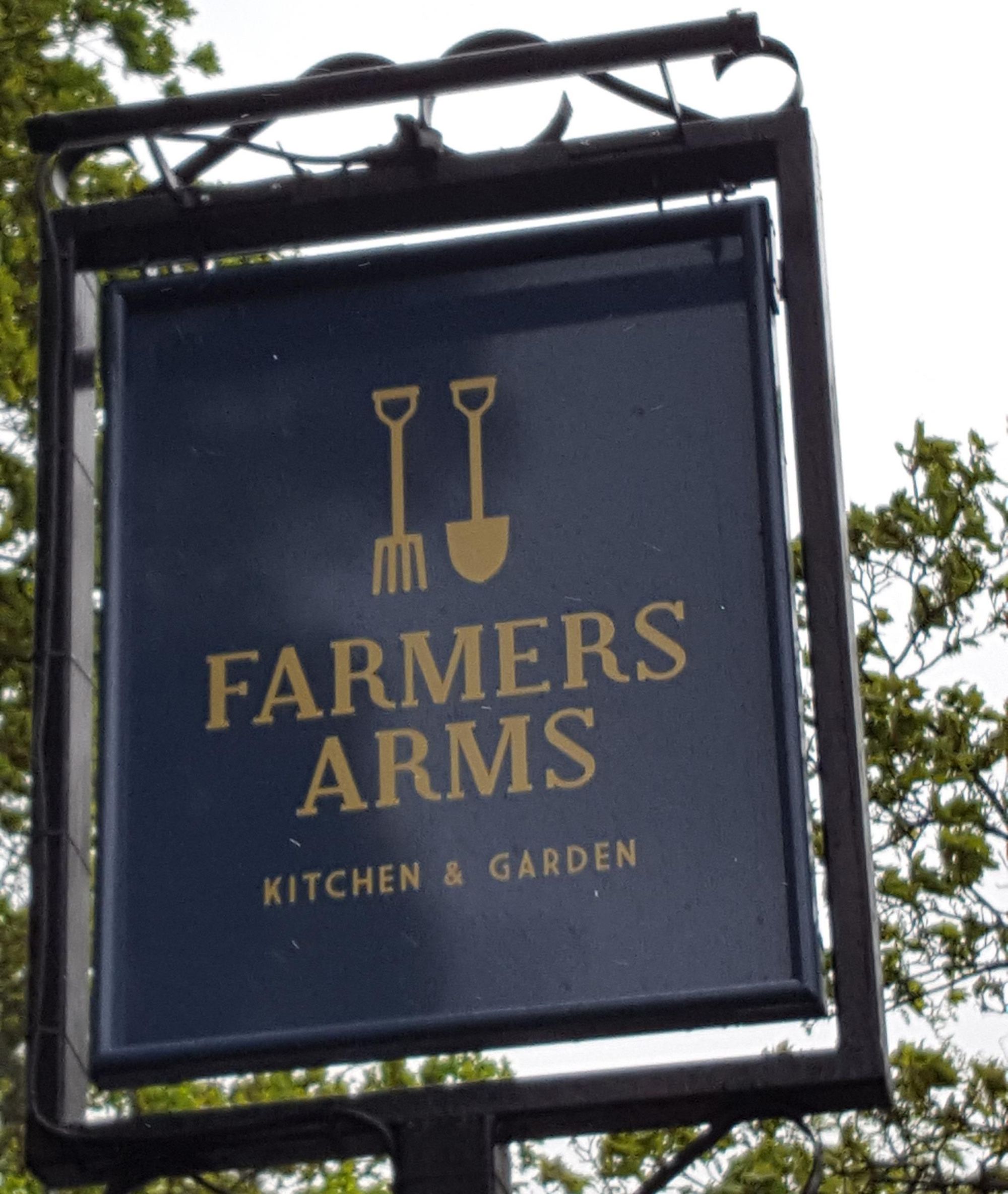 Farmers Arms Pub Sign April 2019. (Sign). Published on 28-04-2019