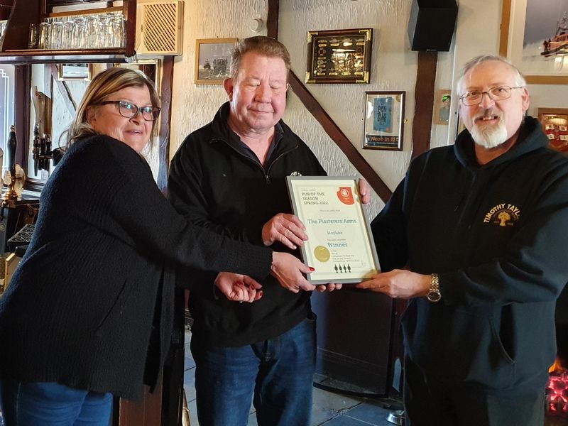 Pub of the Season Spring 2022. (Award). Published on 20-05-2022