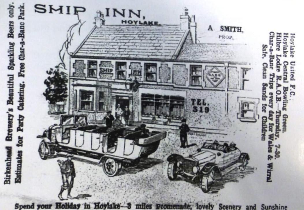 Ship Advert 1920s. Published on 09-05-2020