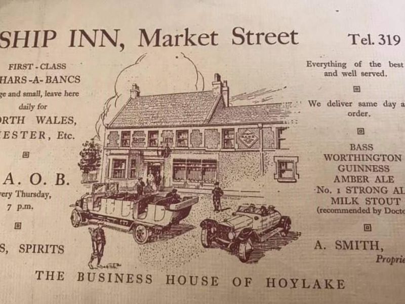 Ship Hoylake Advert c1925. Published on 14-12-2021
