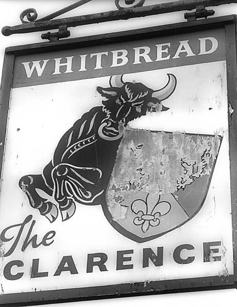 Clarence Pub Sign 1989. Published on 03-04-2015