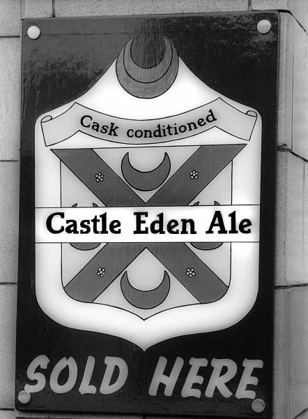 Clarence - Hand Painted Castle Eden Sign. Published on 03-04-2015