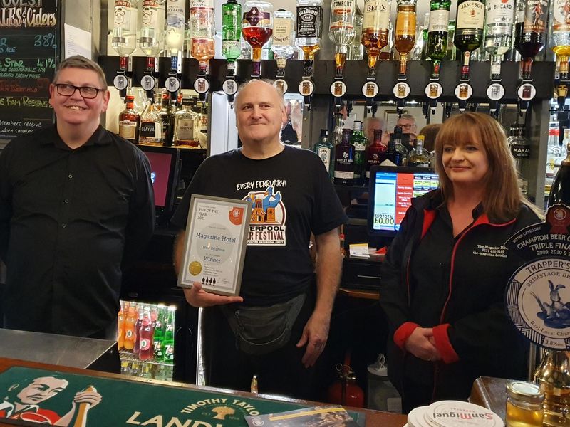 Magazine Hotel Merseyside (Region) Pub of the Year 2021. (Award). Published on 21-11-2021