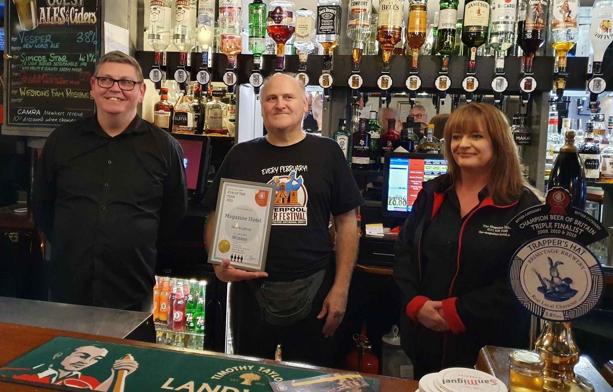 Magazine Hotel Merseyside (Region) Pub of the Year 2021. (Award). Published on 21-11-2021