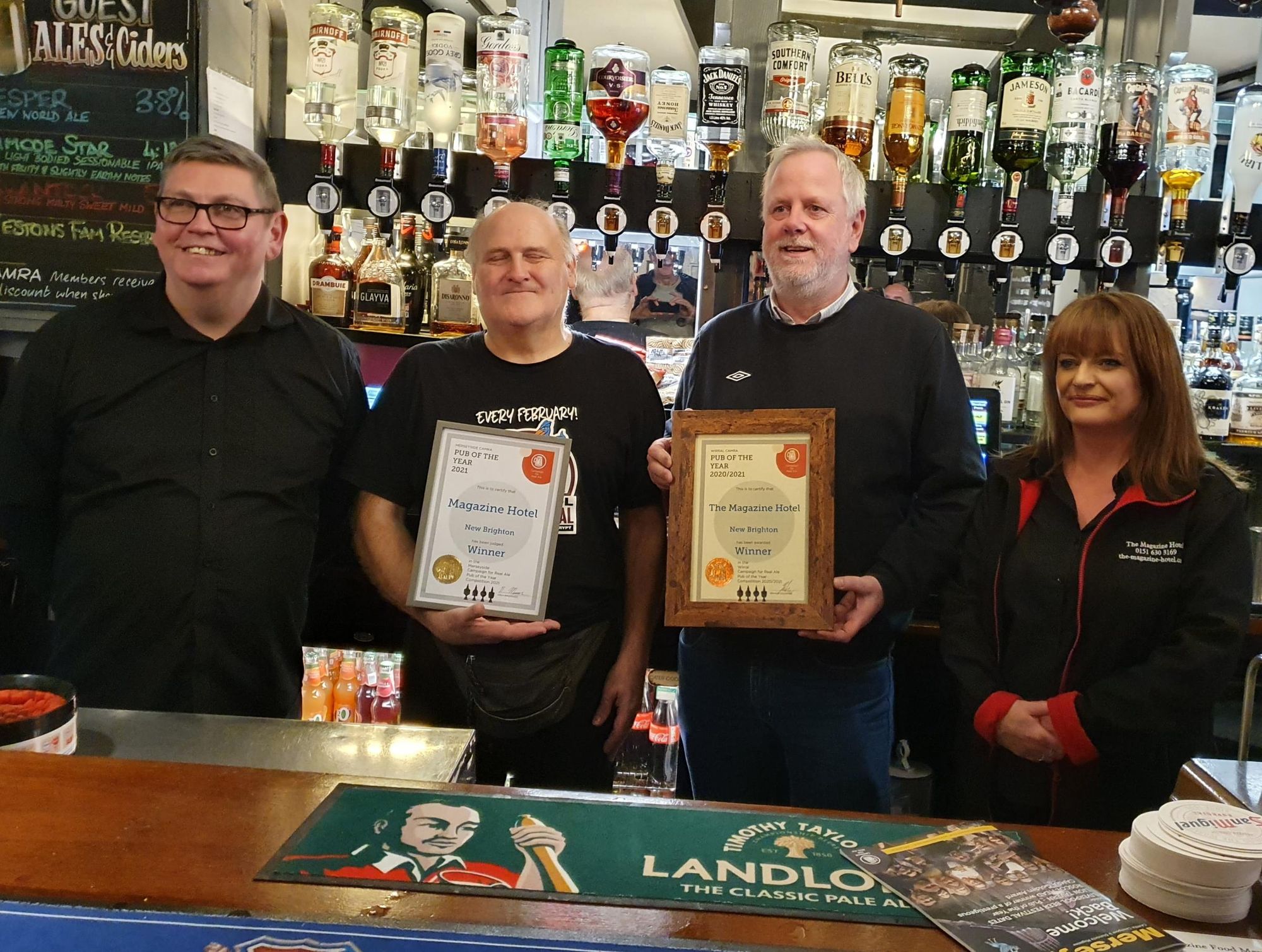 Merseyside Pub of the Year 2021 and Branch Pub of the Year 2021. (Award). Published on 21-11-2021