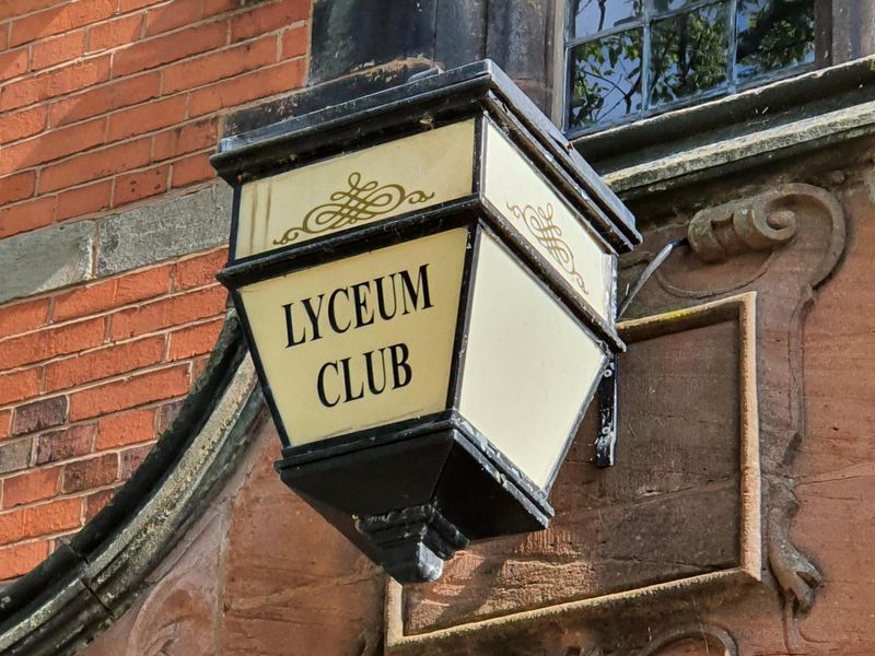 Lyceum Club Sign 20210826. (Sign, Key). Published on 14-09-2021