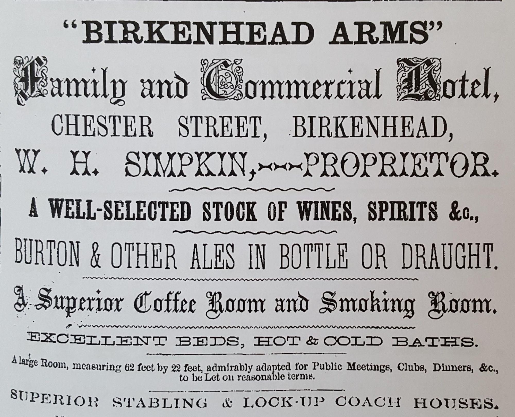 Advert from 1864. Published on 21-04-2019