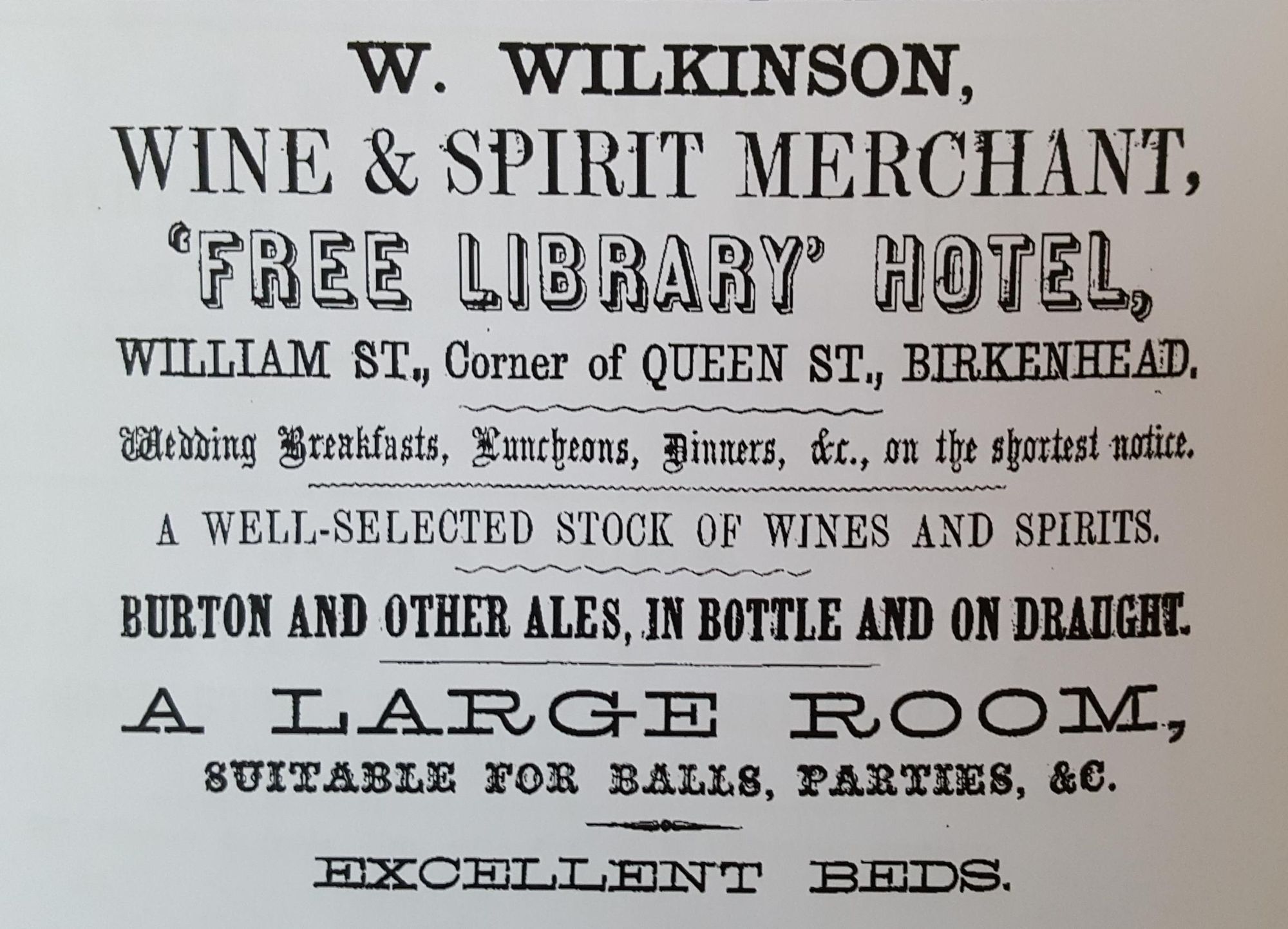 Advert from 1864. Published on 21-04-2019