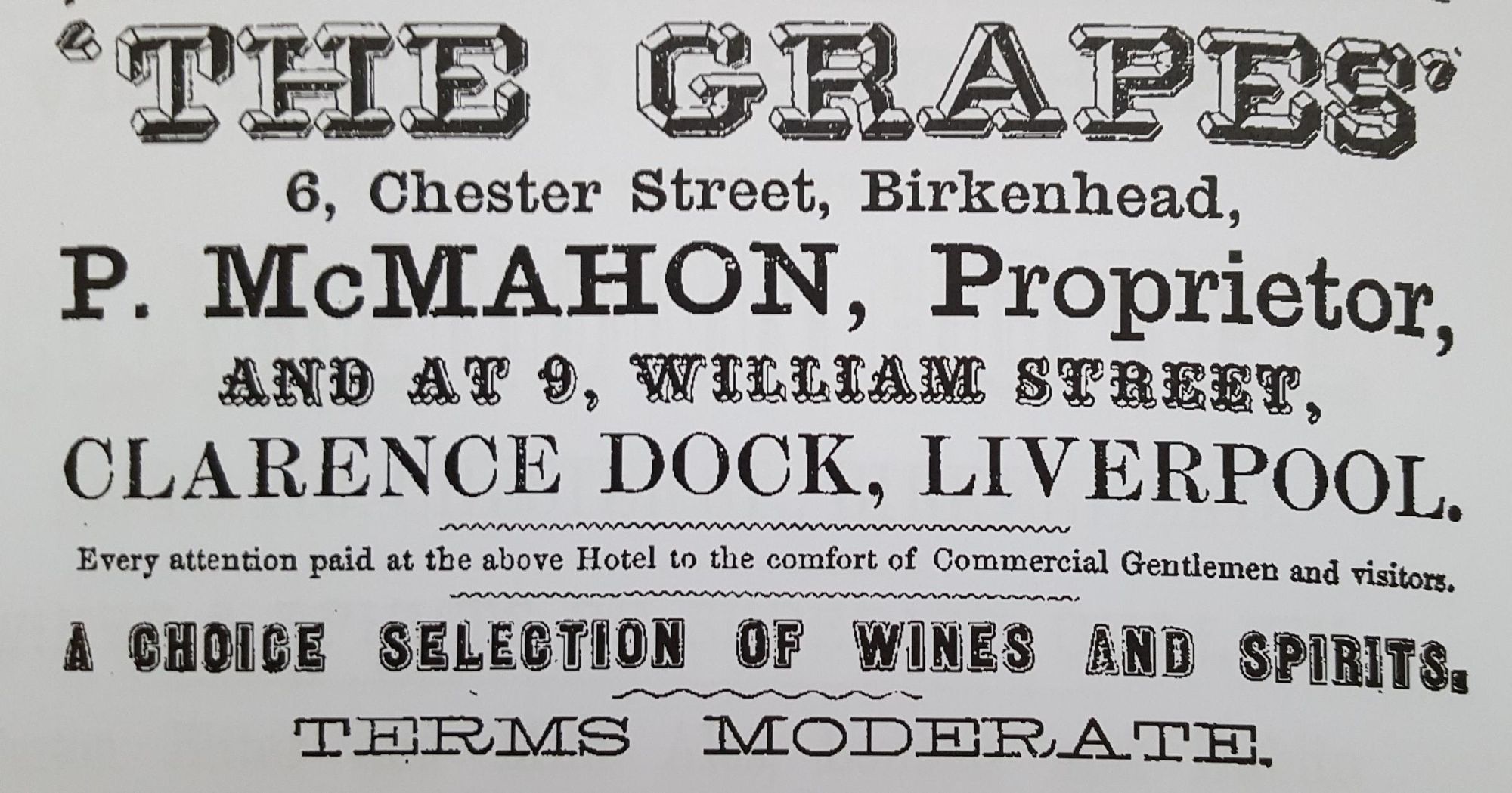 Advert from 1864. Published on 21-04-2019