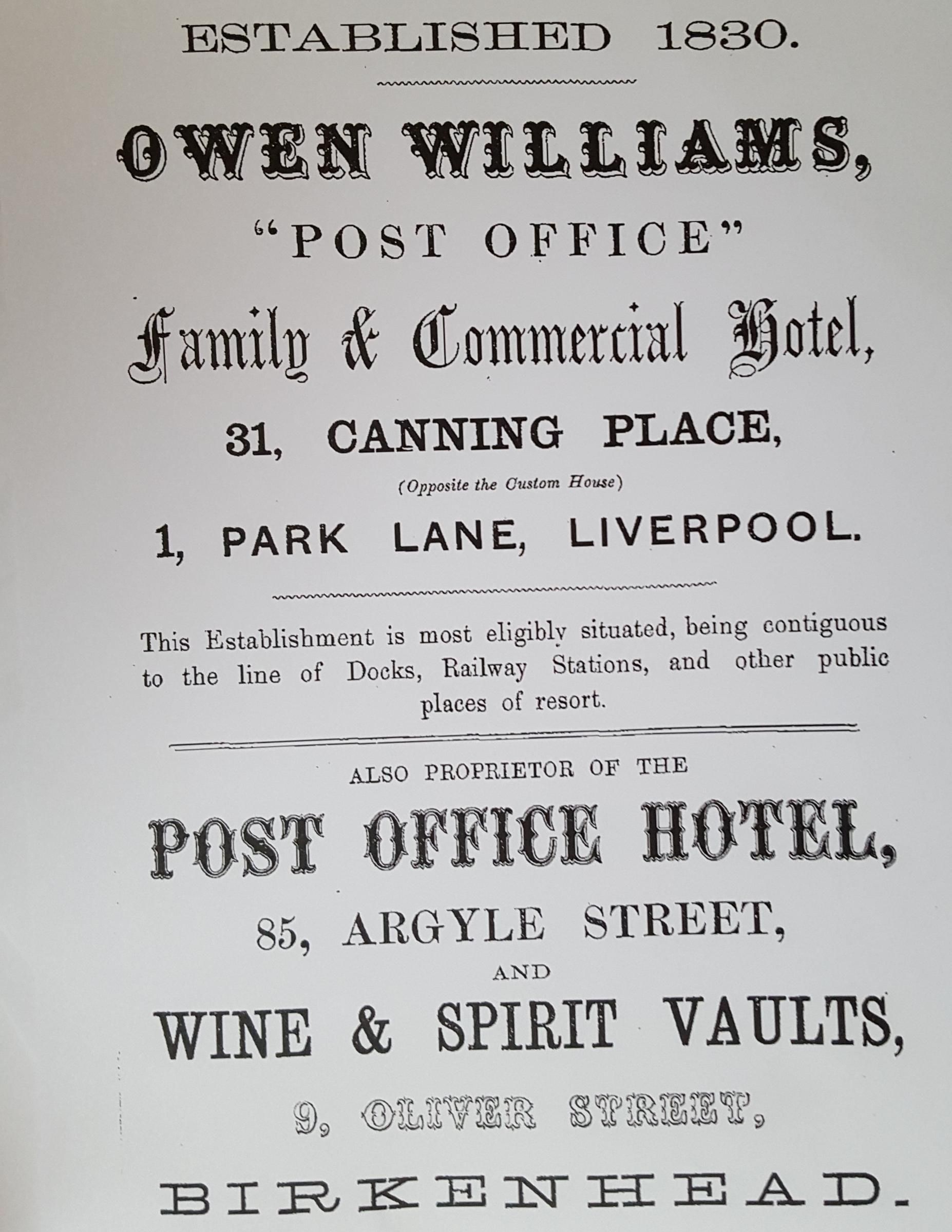 Advert from 1864. Published on 21-04-2019