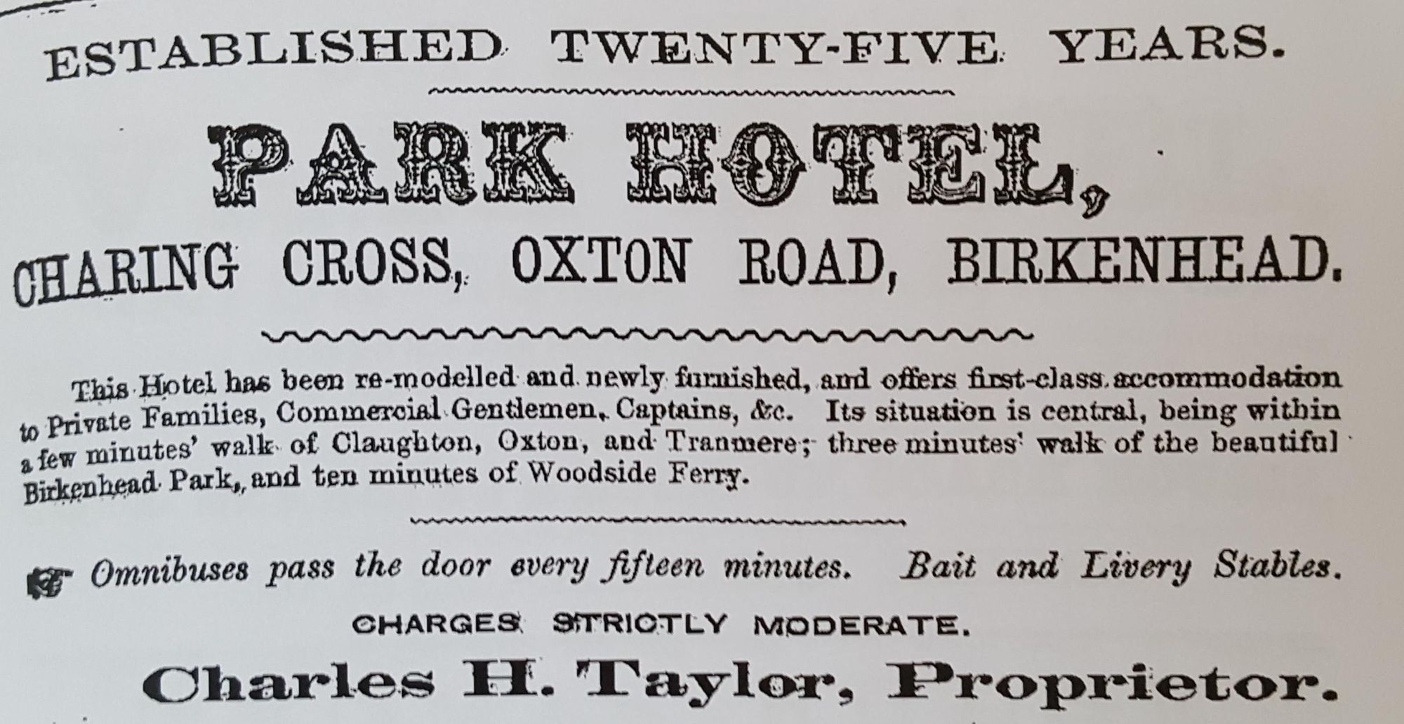 Advert from 1864. Published on 21-04-2019