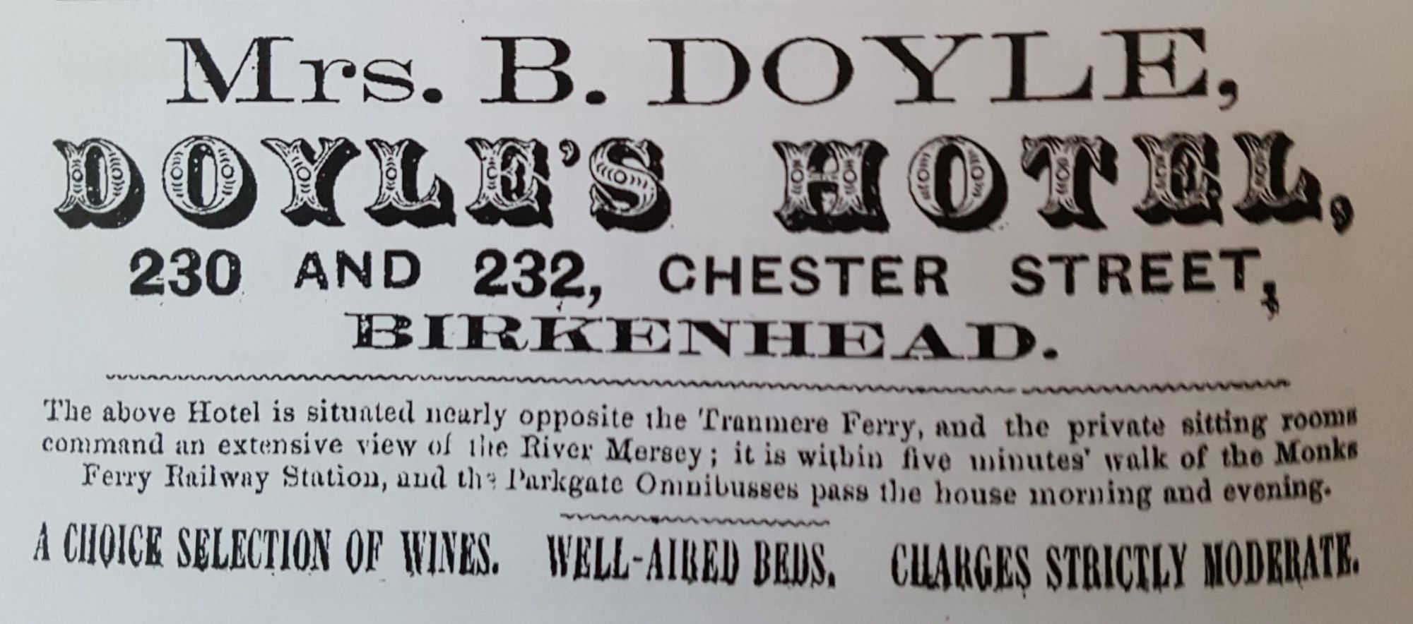 Advert from 1864. Published on 21-04-2019