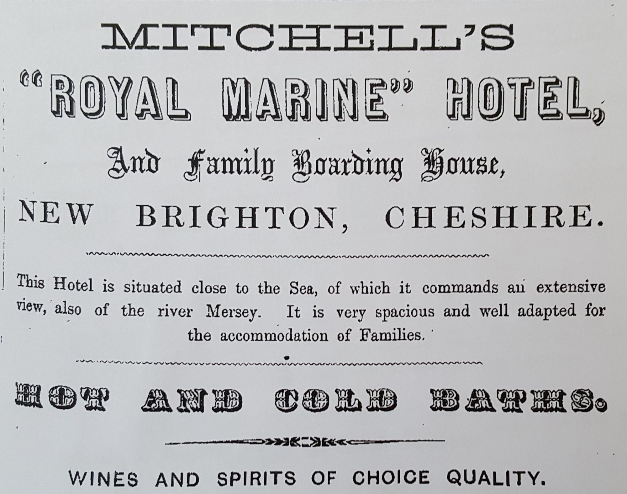Advert from 1864. Published on 21-04-2019