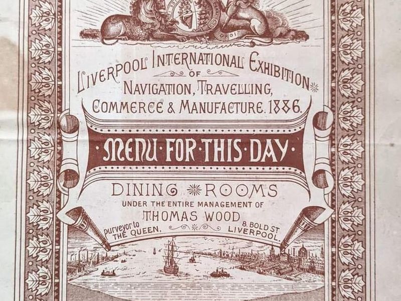 Menu from 1886. Published on 25-04-2021 