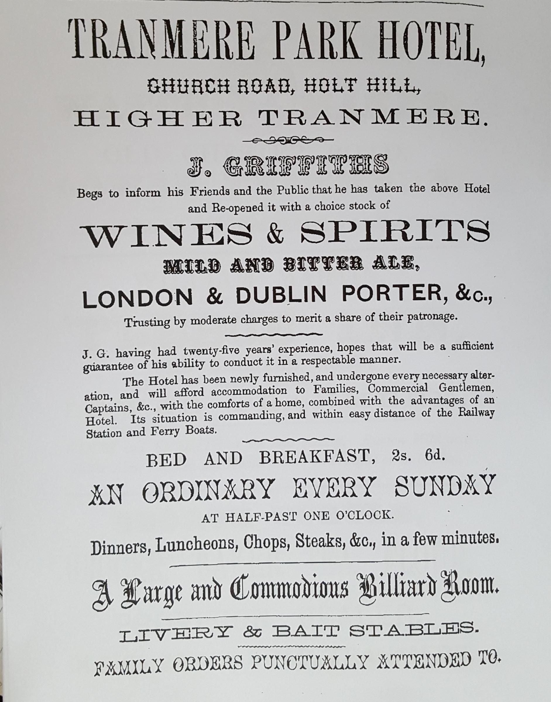 Advert from 1864. Published on 21-04-2019