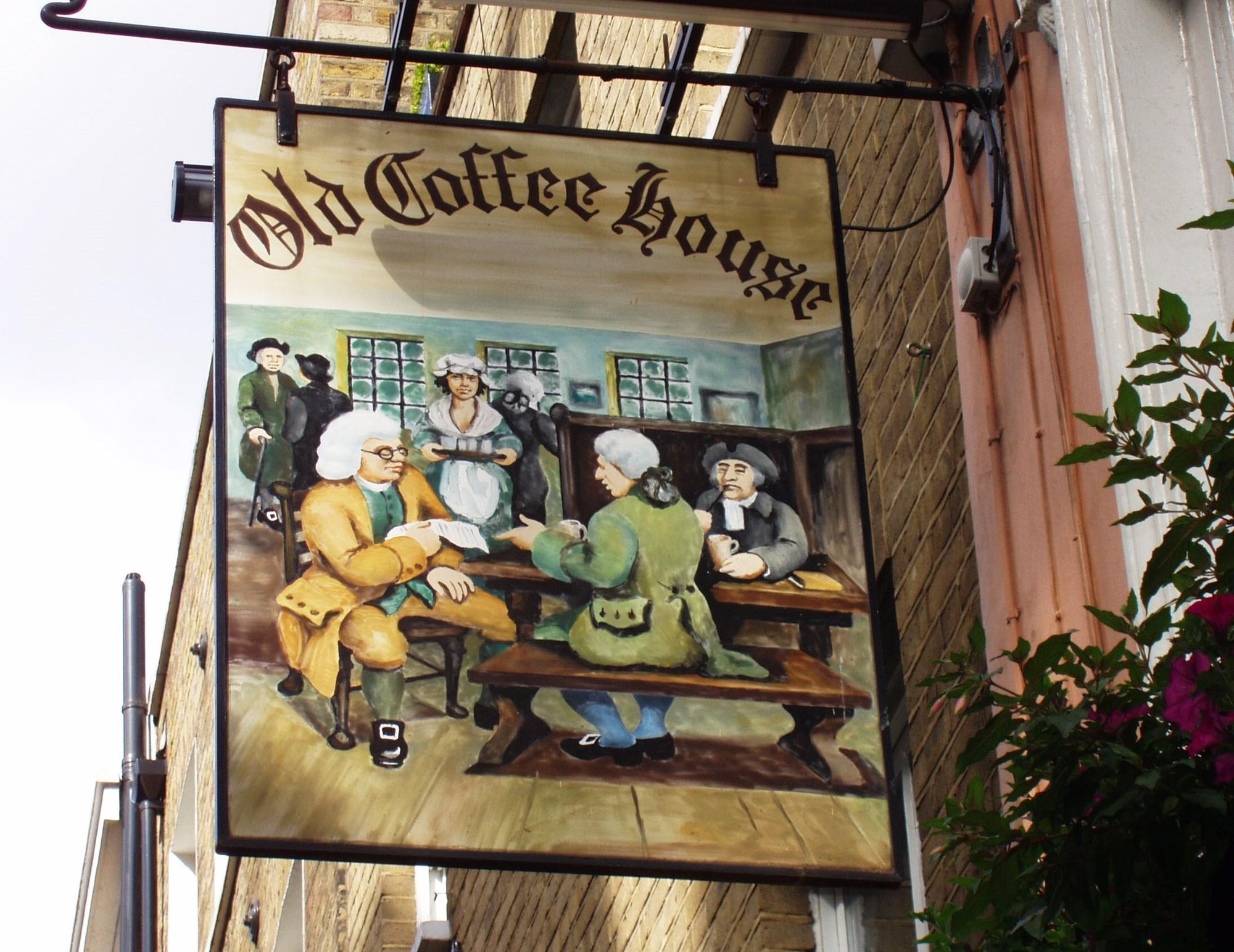 Old Coffee House W1 sign June 2017. (Pub, External, Sign). Published on 05-06-2017