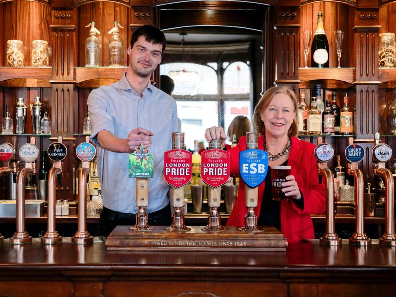 Pub opened by Ruth Cadbury MP with General Manager Jeremy Freema. (Pub, Publican). Published on 20-03-2026 