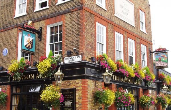 Mawson Arms W4 sign. (Pub, External, Sign). Published on 12-09-2014