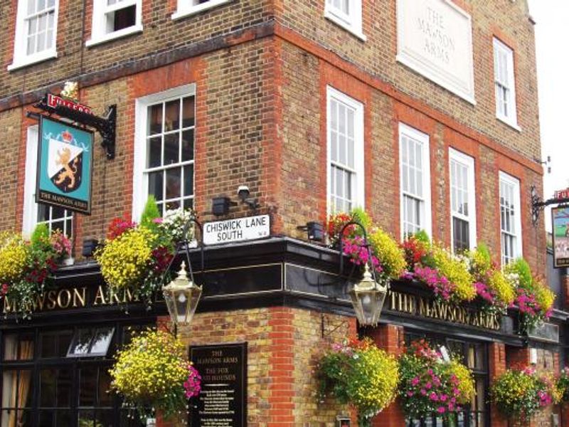 Mawson Arms W4 sign. (Pub, External, Sign). Published on 12-09-2014