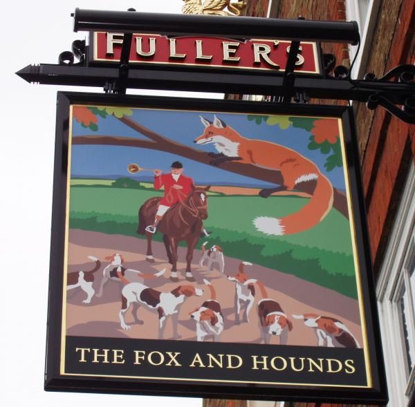 Fox & Hounds W4 sign. (Pub, External, Sign). Published on 12-09-2014