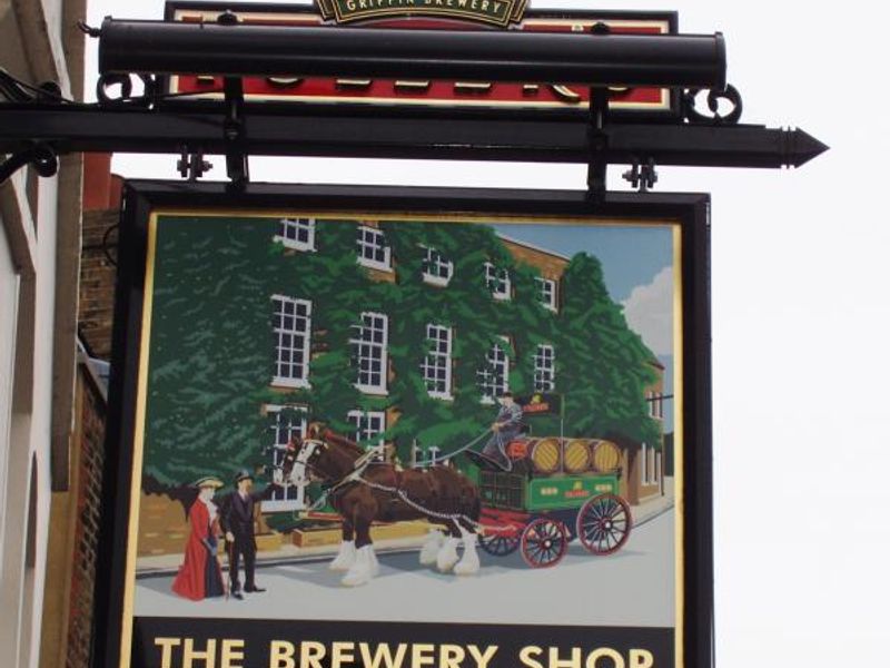 Mawson Arms W4 shop sign. (Brewery, External, Sign). Published on 12-09-2014