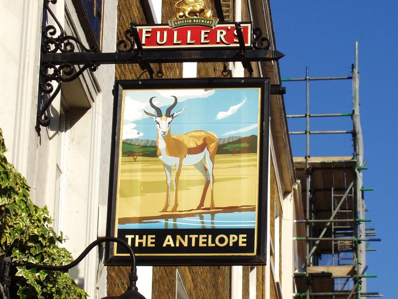 Antelope-4 April 2022. (Pub, External, Sign). Published on 24-04-2022