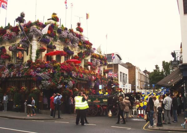 Churchill Arms 30 anniv-2 12 July 2015. (Pub, Festival, External). Published on 12-07-2015