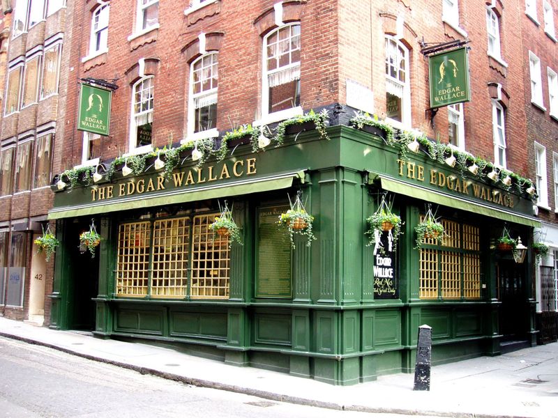 Edgar Wallace WC2-1 Feb 2018. (Pub, External, Key). Published on 18-02-2018
