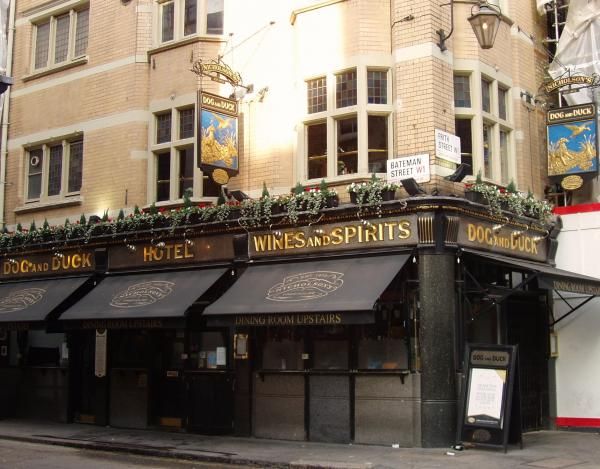 Dog & Duck W1 Oct 2015. (Pub, External, Key). Published on 18-10-2015