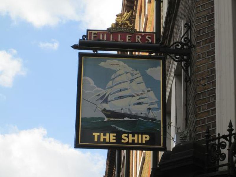 Ship W1 sign May 2013. (Sign). Published on 22-08-2013