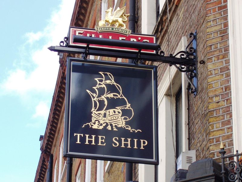 Ship W1 sign June 2017. (Pub, External, Sign). Published on 04-06-2017