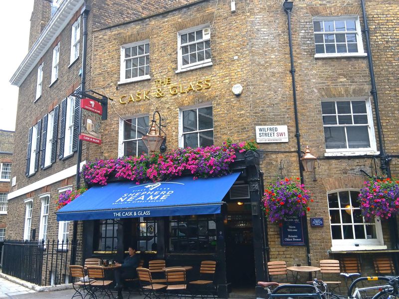 Cask & Glass Aug 2025. (Pub, External, Key). Published on 04-08-2025