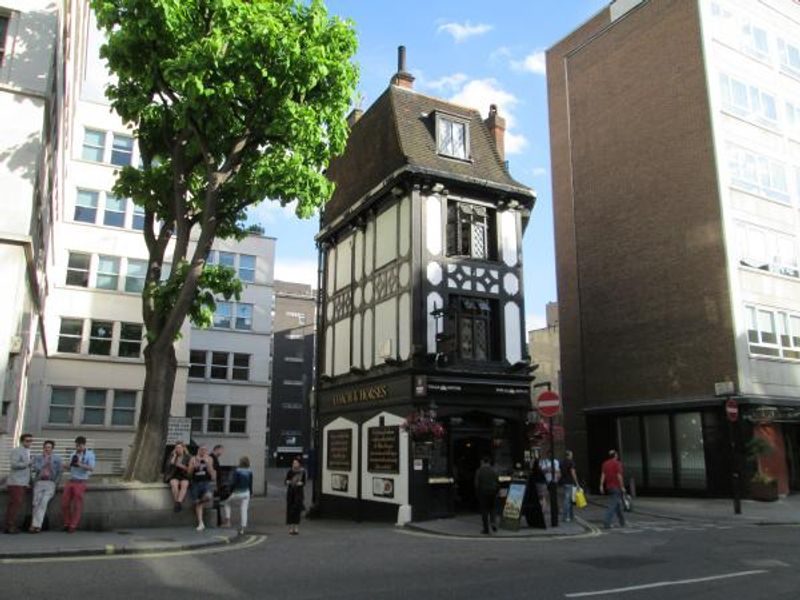 Coach & Horses Bruton St W1-2. (Pub, External). Published on 04-07-2013