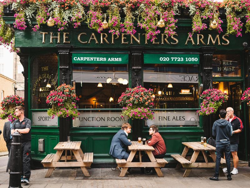 Carpenters Arms via Market Taverns. (Pub, External). Published on 10-04-2022