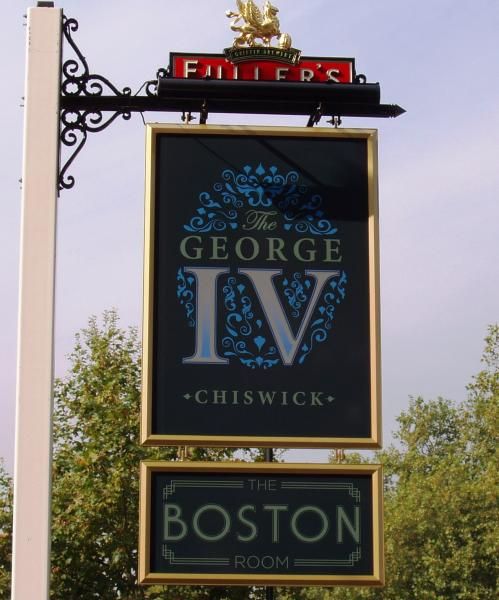 George IV W4 sign. (Pub, External, Sign). Published on 23-09-2014