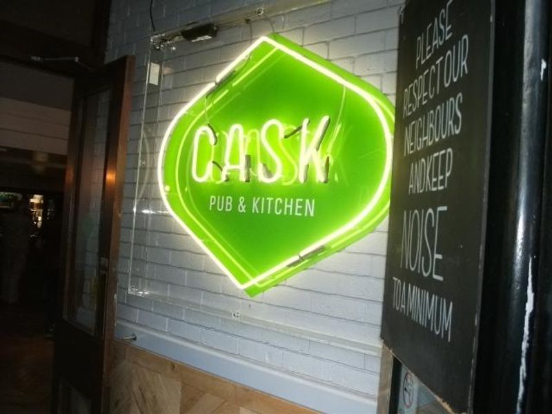 Cask Pub Neon Sign. (Pub, External, Sign). Published on 16-05-2018 