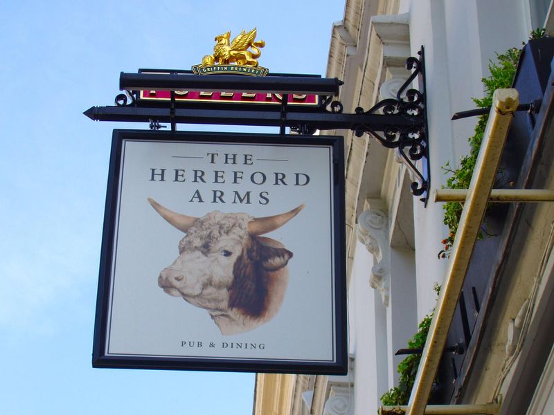 Hereford Arms-2 May 2024. (Pub, External, Sign). Published on 12-05-2024