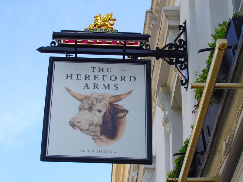 Hereford Arms-2 May 2024. (Pub, External, Sign). Published on 12-05-2024 