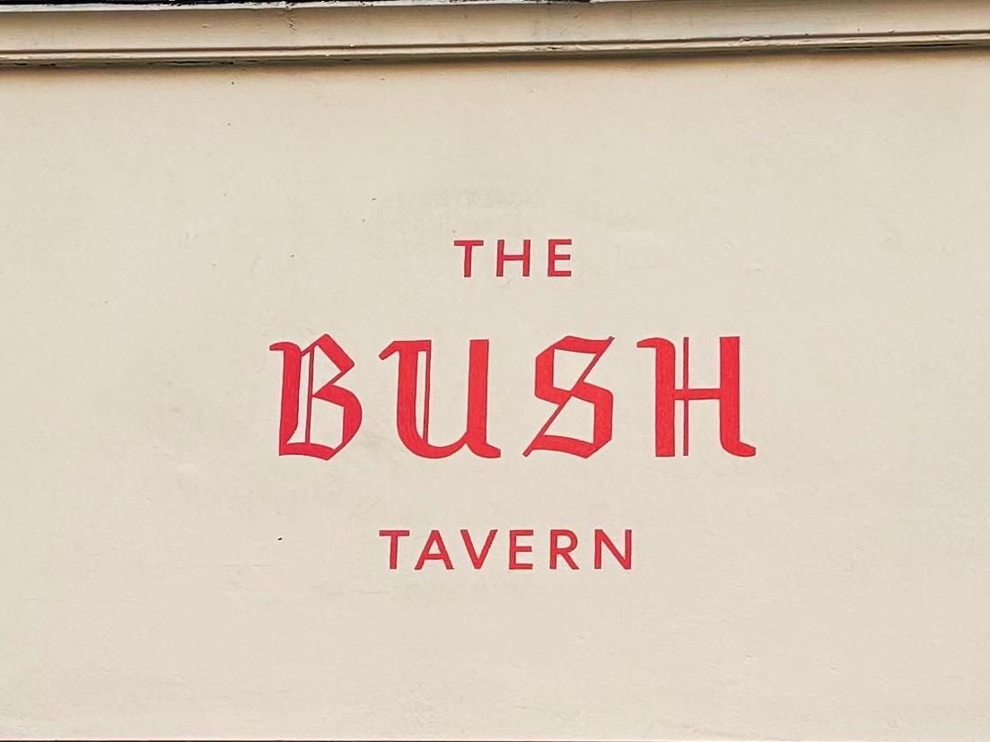 Bush Tavern sign. (Pub, Sign). Published on 13-11-2025