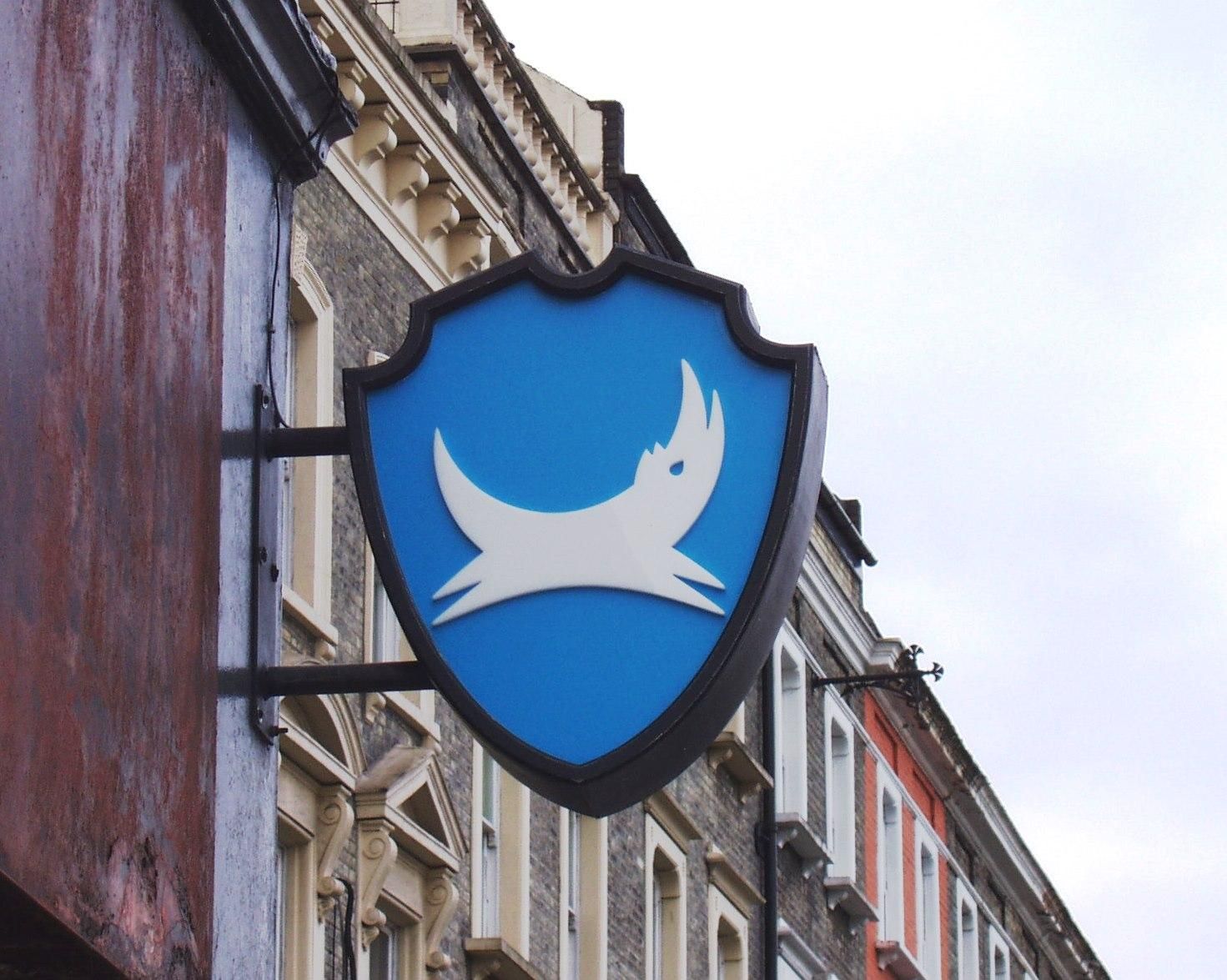 BrewDog W12-sign Feb 2018. (Pub, External, Sign). Published on 04-02-2018